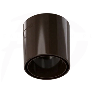 Złączka rury spustowej PVC ⌀ 90 firmy KROP kolor ciemny brąz